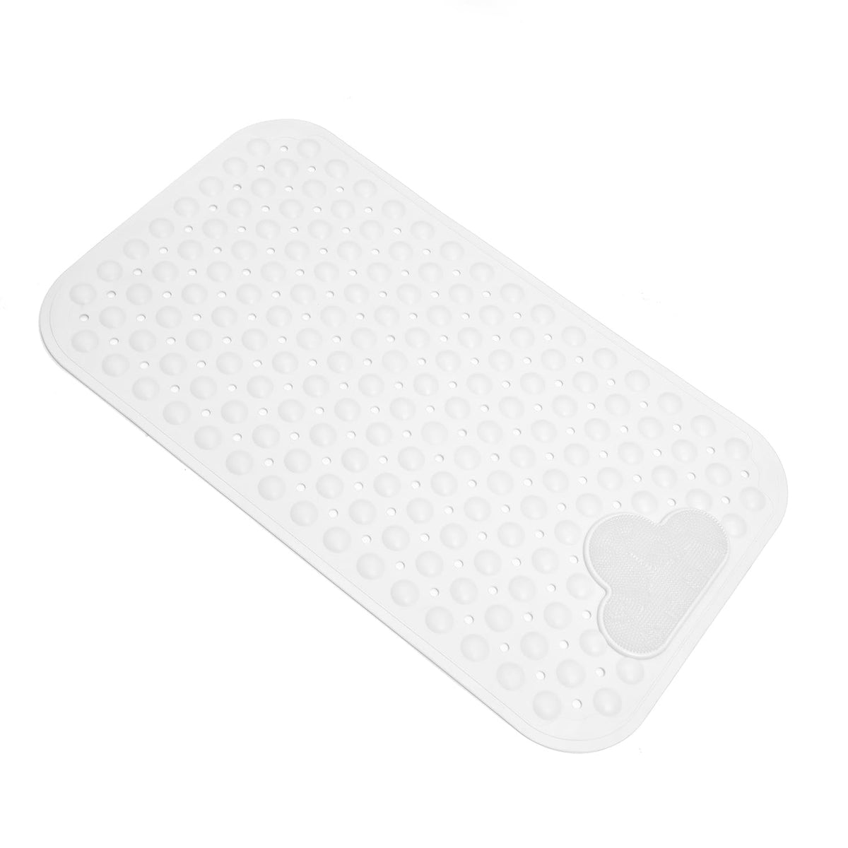 Bath Tub Mat Shower Mat Non Slip Bathtub Mats with Suction Cups Bath Mat for Tub Bathroom Mats 28" X 16" Machine Washable (Gray)