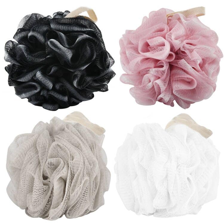 Chuya 4 Pack Shower Loofahs Sponges 70g Large Bath Sponge Loofah