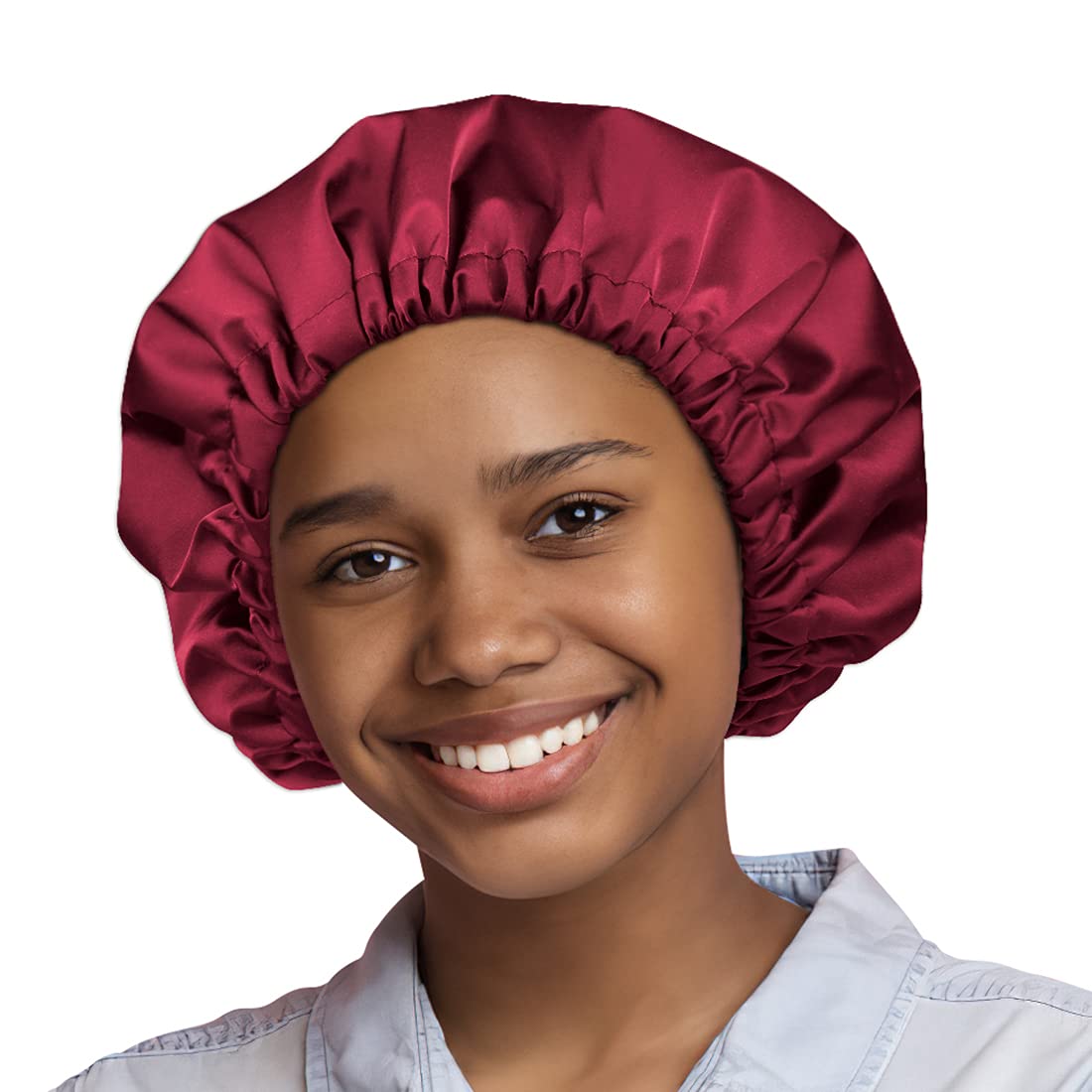 Jumbo Shower Cap for Men and Women with Box Braid, Locs, Long Curly Hair to Prevent Frizz