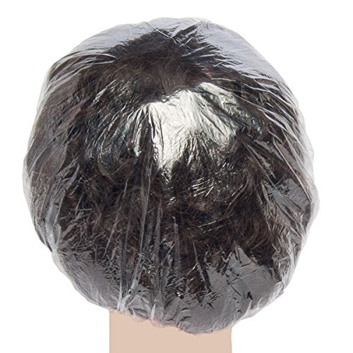 Diane Disposable Clear Processing Hair Caps for Salons & DIY, 100-Pack