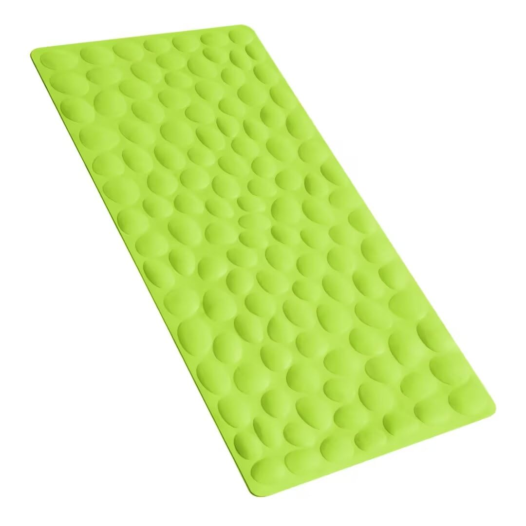 Non-Slip Bathtub Mat OTHWAY Soft Rubber Bathroom Bathmat with Strong Suction Cups (Grey)