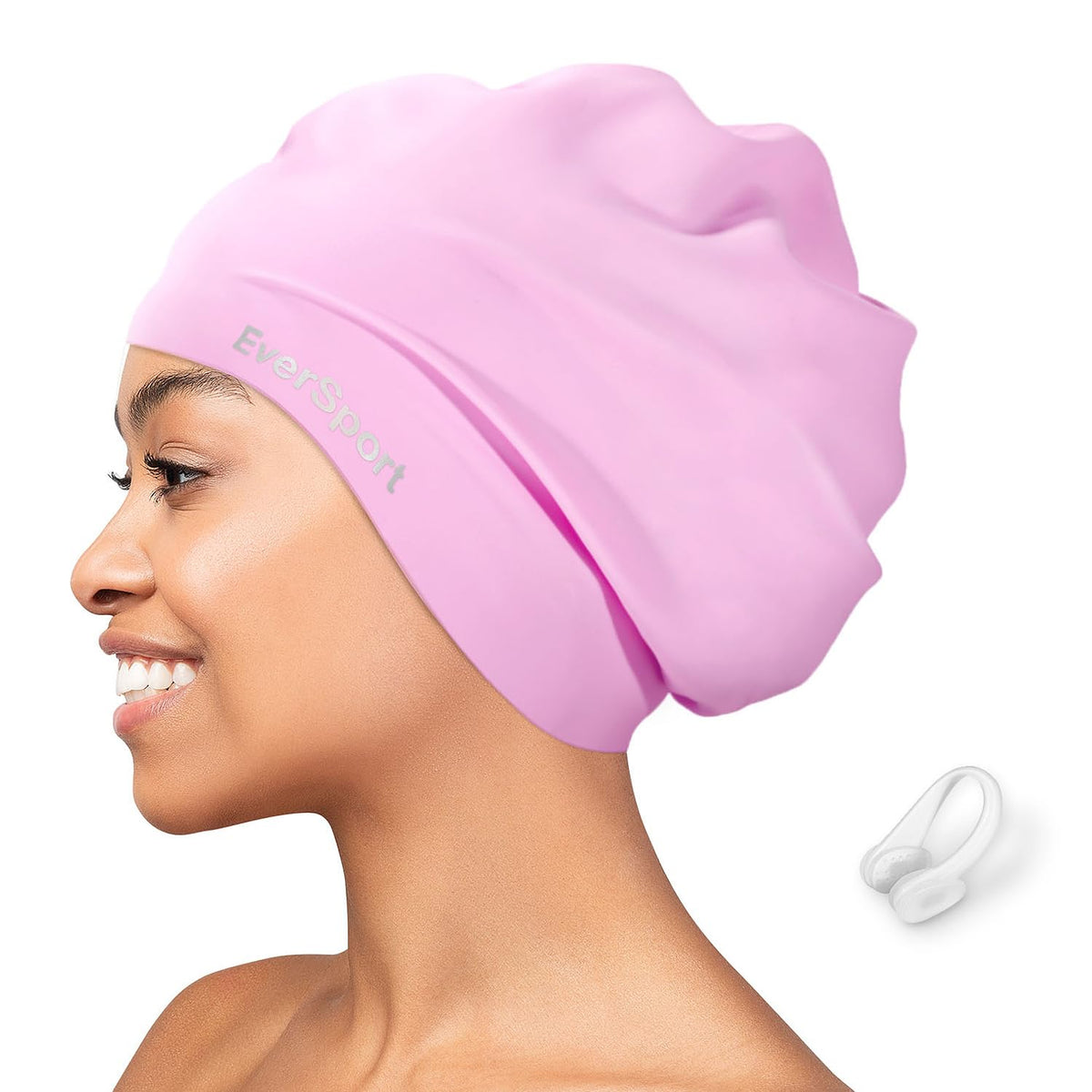 Large Swim Cap for Braids and Dreadlocks Waterproof Women Men Keep Hair Dry