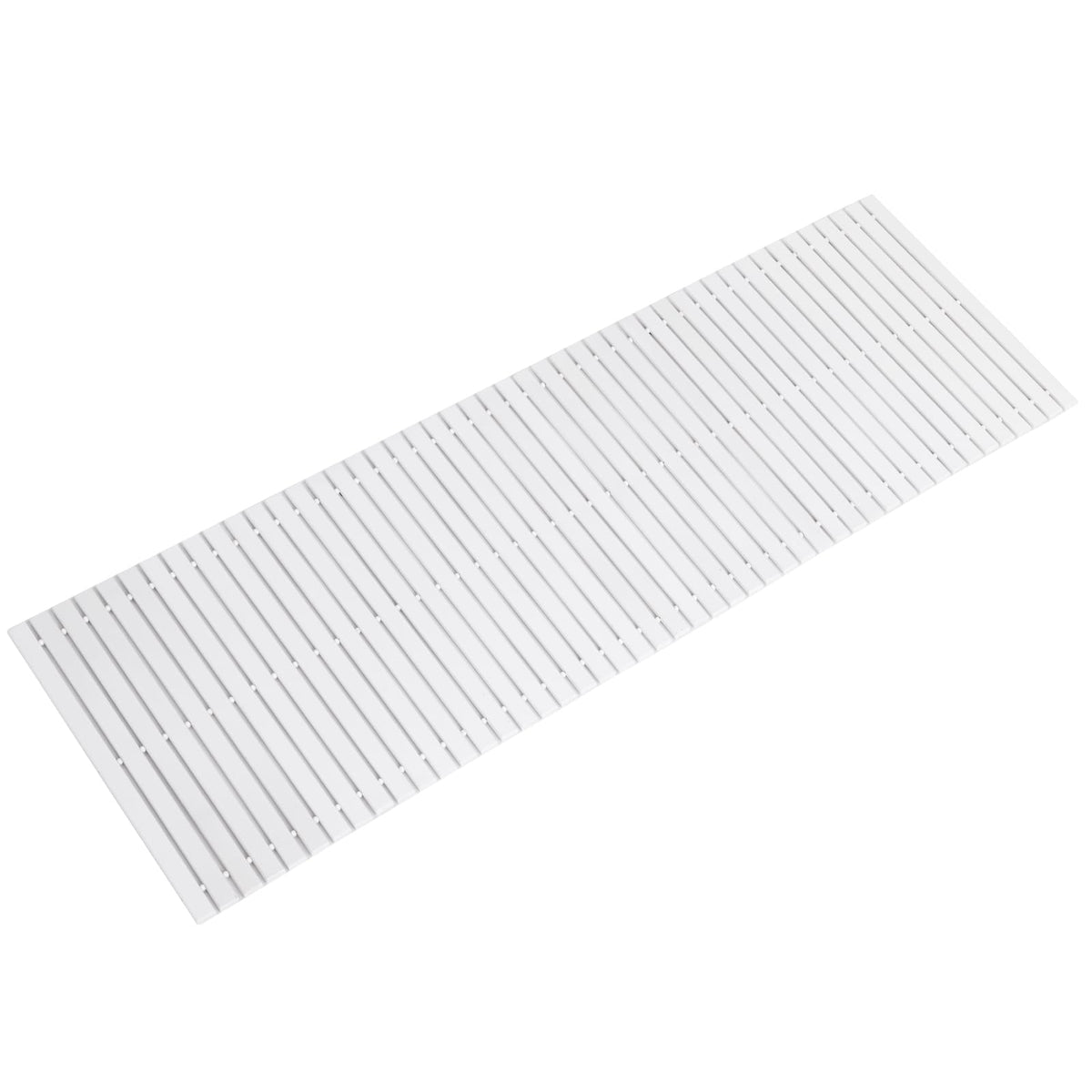 Rayon derived from Bamboo Bath Mat Bathroom Rugs Floor Wood Shower Bathtub Waterproof Non Slip Accessories 16x24 Inch Easy to Clean, Natural, 1 pc