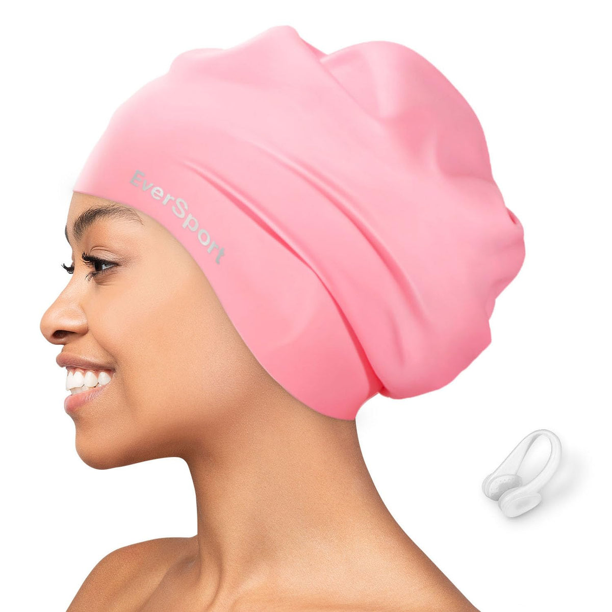 Large Swim Cap for Braids and Dreadlocks Waterproof Women Men Keep Hair Dry