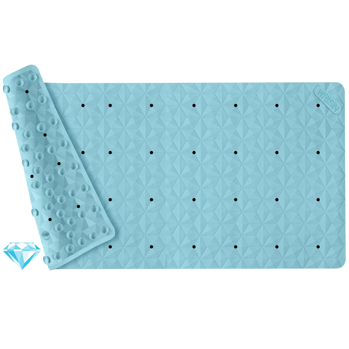 Non Slip Bathtub Mat for Bath Tub Shower - 241 Vacuum Suction Cups