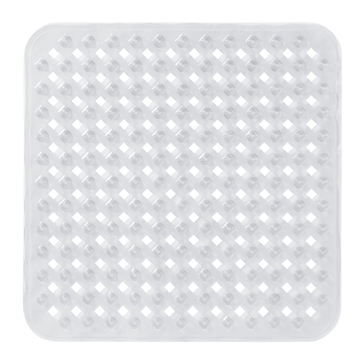 Yimobra Bathtub Mat Non Slip, 35"X16" Shower Mat with Strong Suction Cups & Drain Holes, Long Anti Slip Bath Tub Mat for Inside Shower, Machine Washable Fast Drying, Bathroom Essentials, Clear