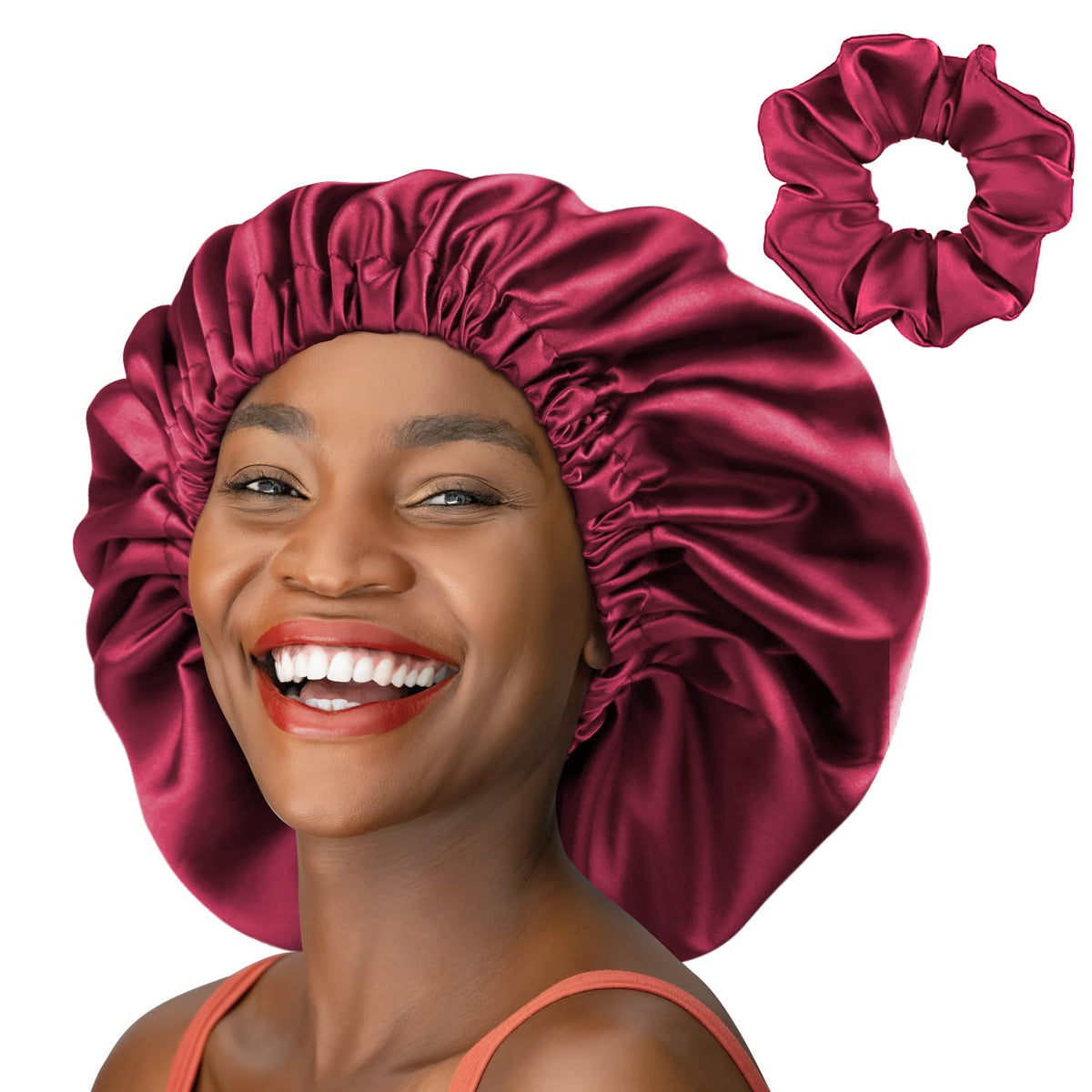 Large Bonnet for Black Women Satin Sleeping