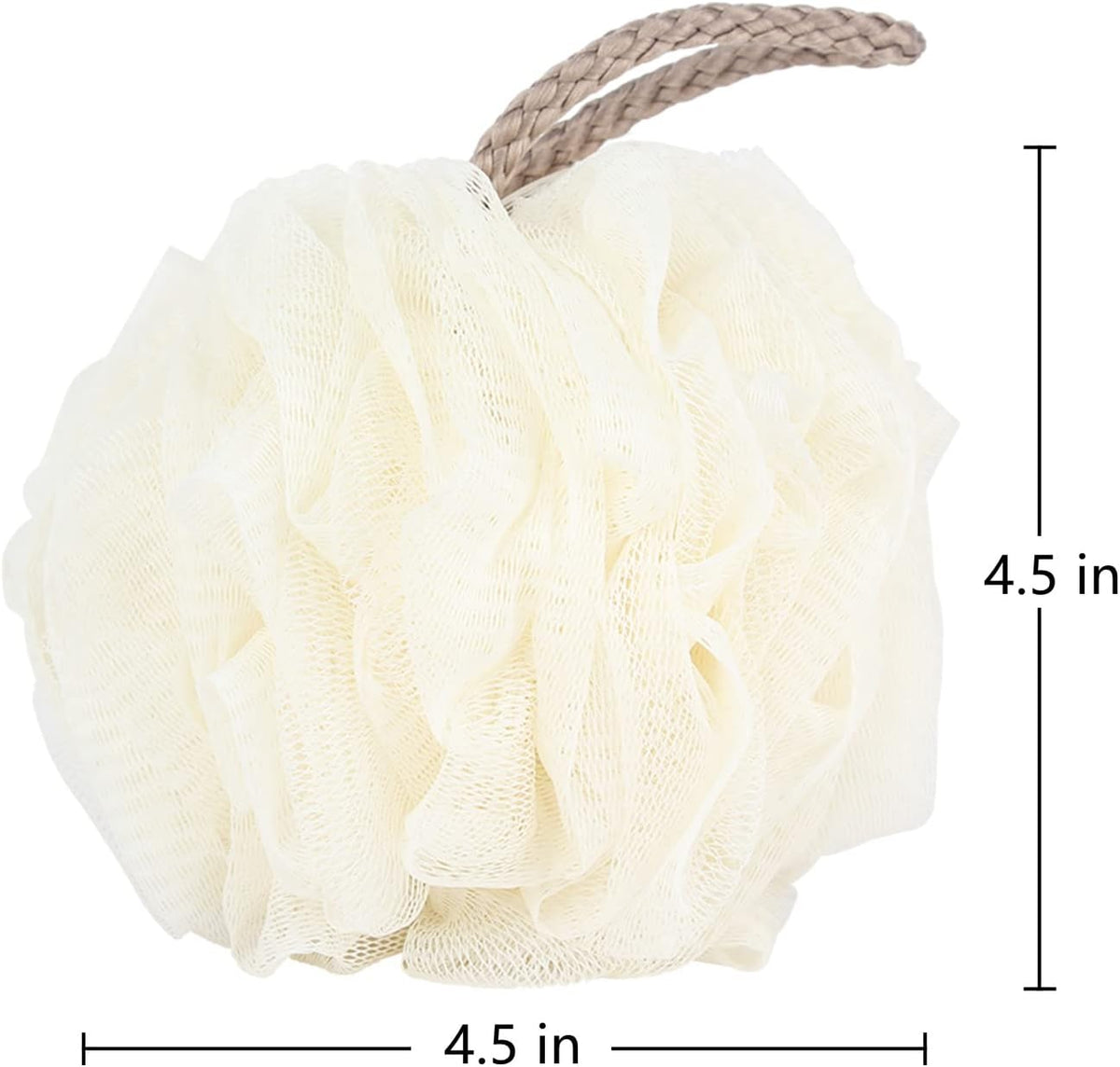 Fu Store Loofah Sponge Shower Loofahs 4 Colors Bath Sponges Body Scrubbers