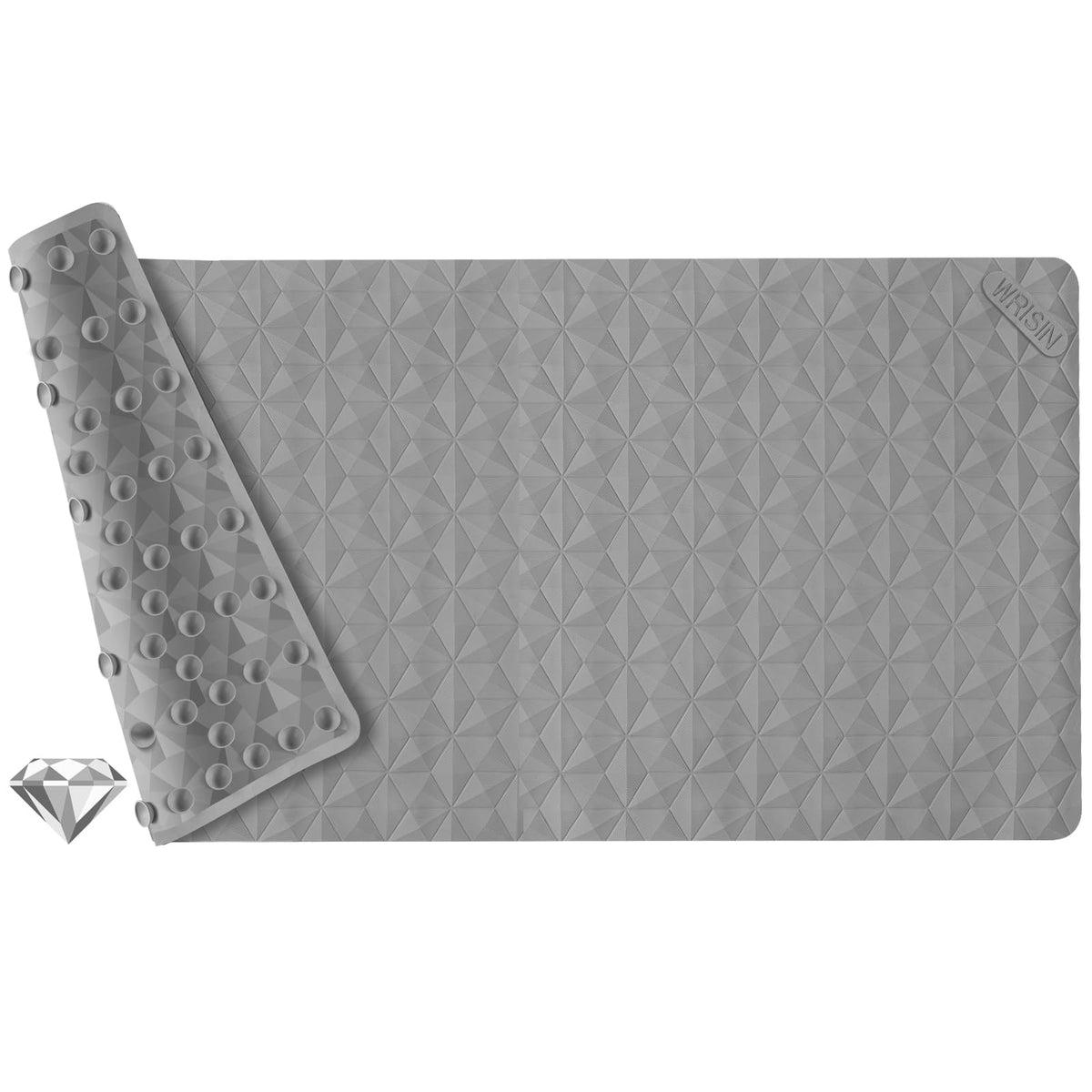 Non Slip Bathtub Mat for Bath Tub Shower - 241 Vacuum Suction Cups