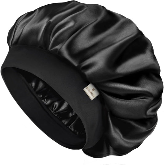 YANIBEST Soft Satin Bonnet for Men Women, Sleep Cap to Maintain Moisture
