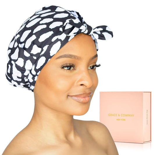 Grace & Company Waterproof Shower Cap for Women – Casablanca
