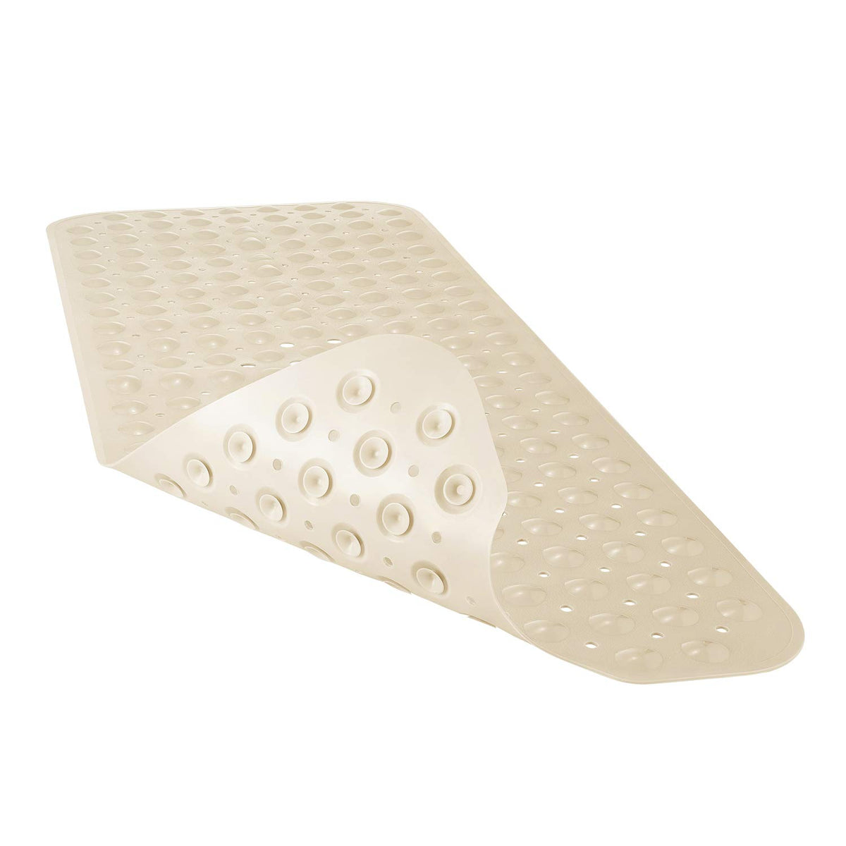 YINENN Bath and Shower Safety Mats 40x16 inch, Non Slip with Suction Cups for Bathroom Stall and Tub Floor, Extra Large and Machine Washable, Drain Holes Keep Bathtub Clean, Light Green