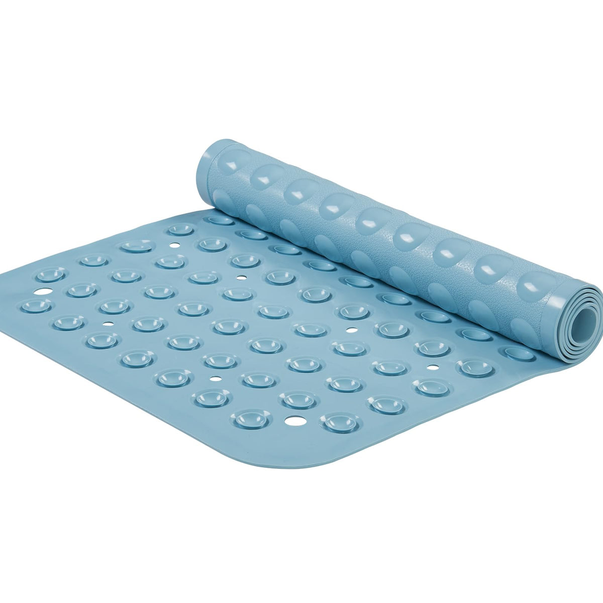 Yanzifly Bathtub Mat Non Slip Bath Mat for Tub Silicone Soft Bath Tub Mat Non Slip Shower Mats, Suction Cups Bath Tub Anti Slip Matt for Familu Use, Machine Washable - Navy Blue