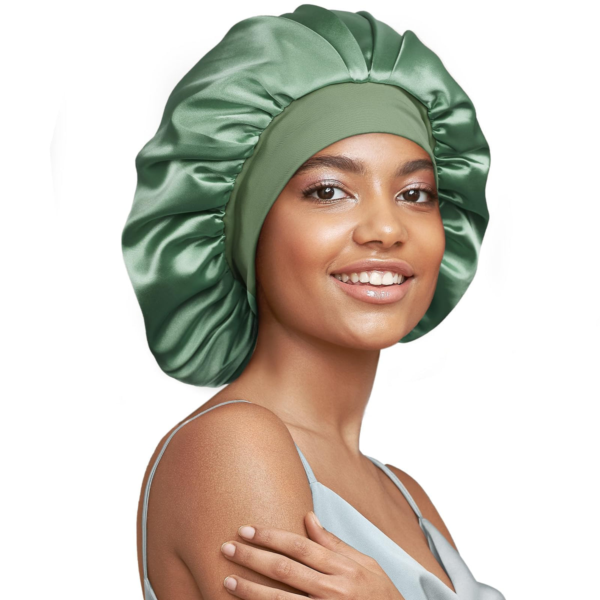 Umisleep 22 Momme Silk Lined Bonnet for Sleeping Women, Double Layer, Soft