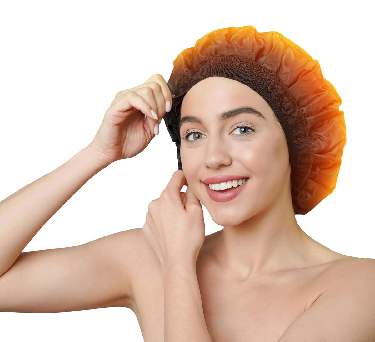 Tifara Beauty Deep Conditioning Cordless Heat Cap for Spa Care at Home, Gel Thermal Technology for Scalp Treatment, Natrual Hair Steamer Gel Cap, Black