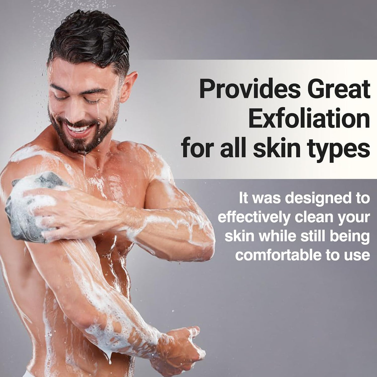 Exfoliating Loofah Body Scrubber for Shower: 3-Pack XXL 90g Loofah Sponge