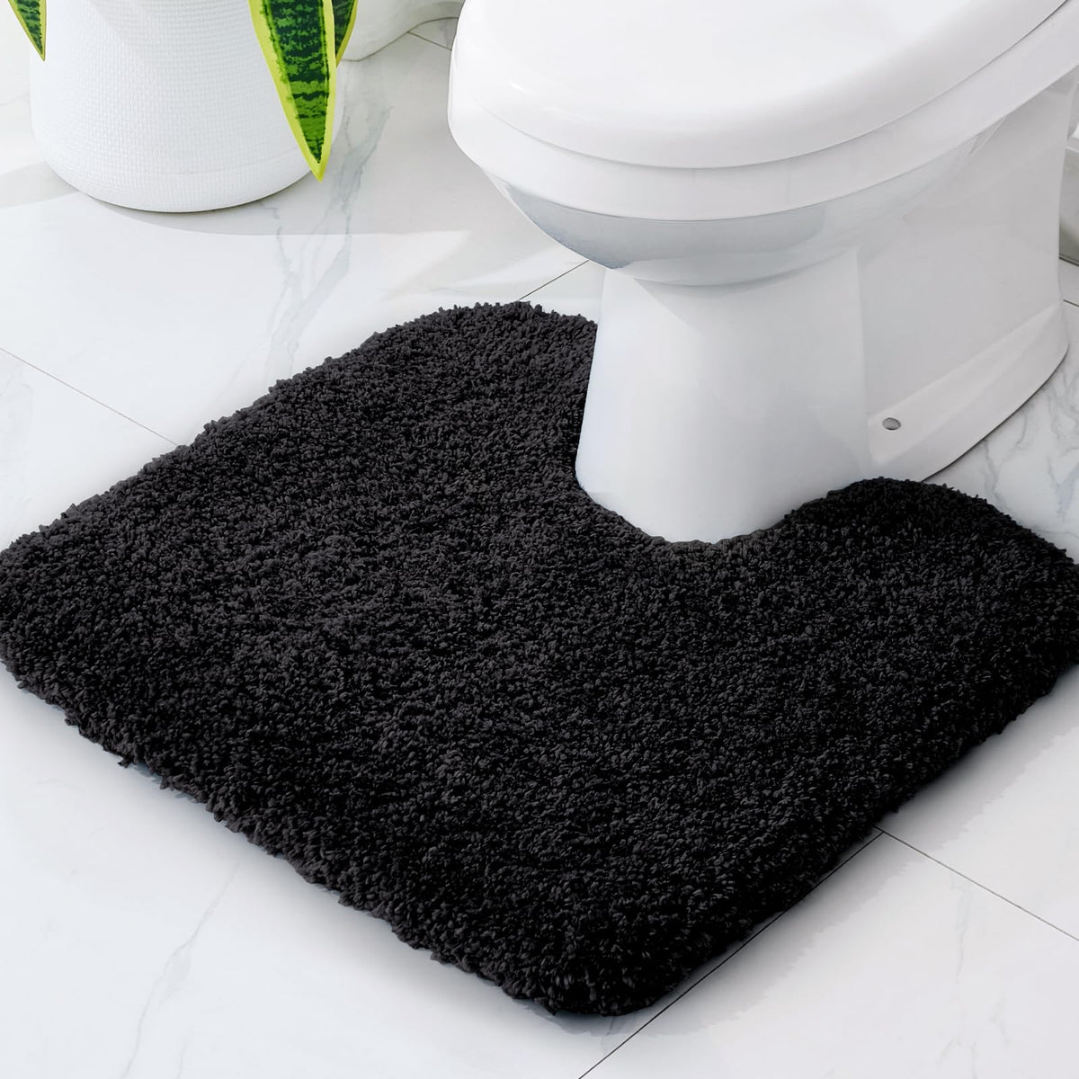 Disolla Gray Bathroom Rugs 17x24, Microfiber Non-Slip Plush Small Bath Mat