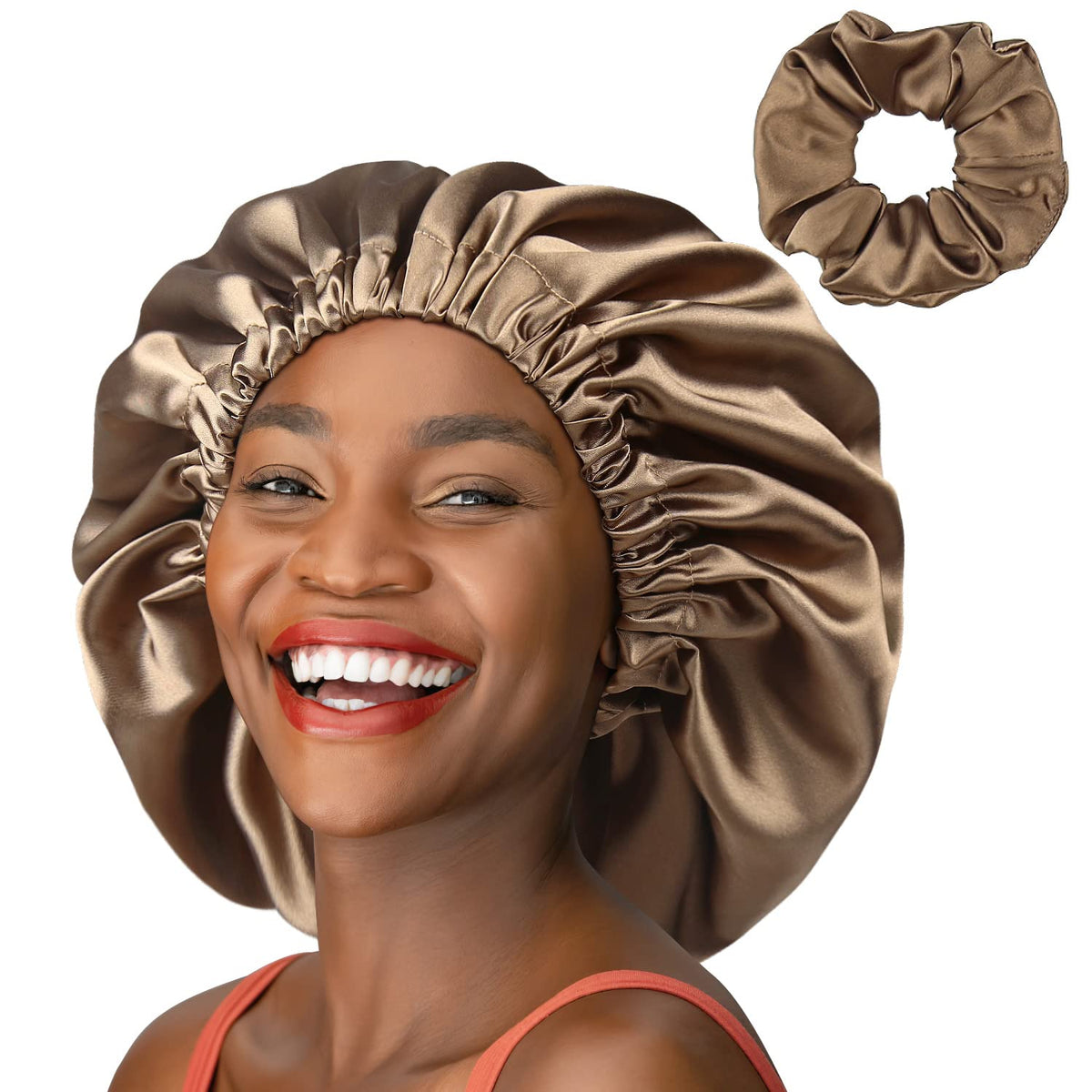 Large Bonnet for Black Women Satin Sleeping
