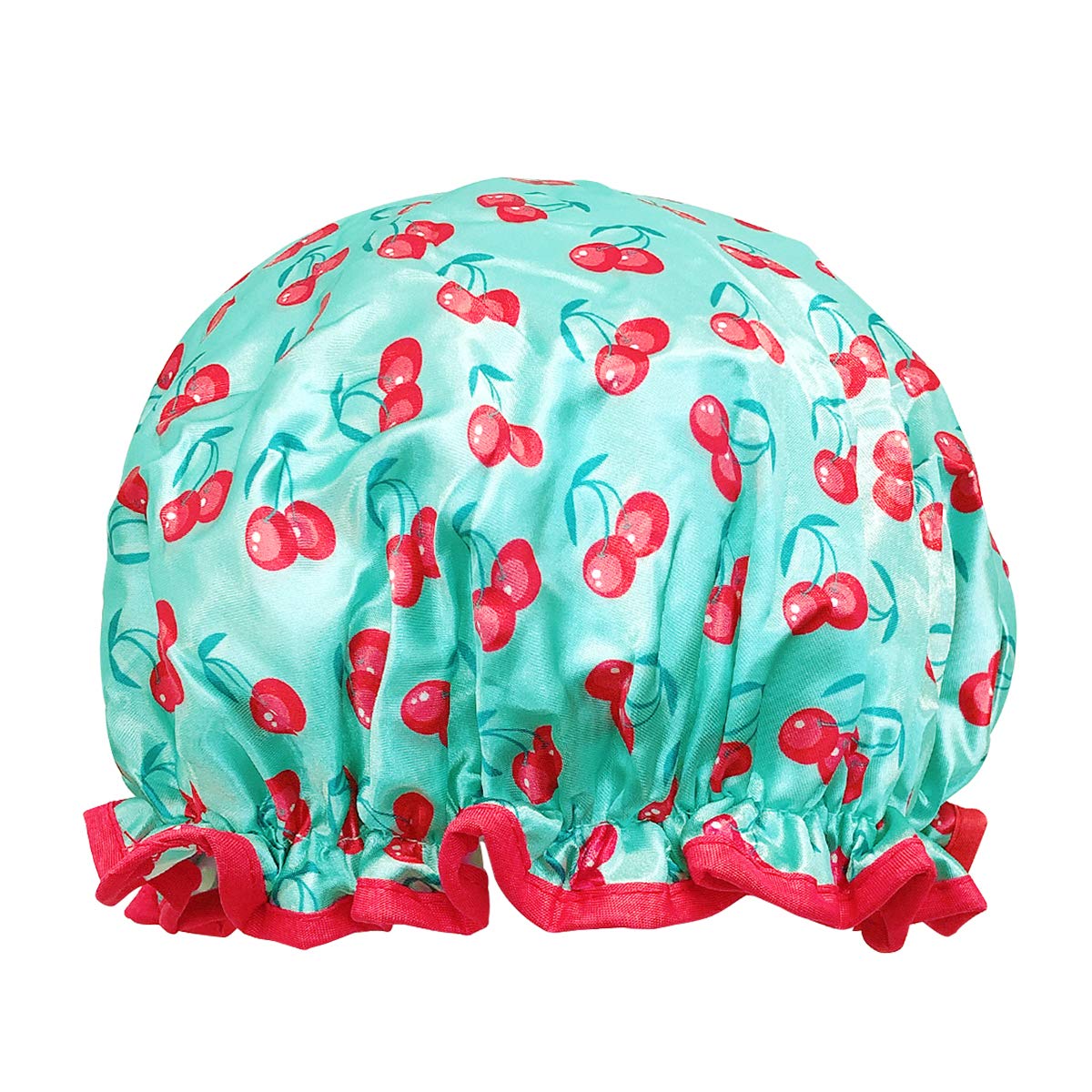 allydrew Reusable Women's Waterproof Shower Caps for Long Hair, Mermaids