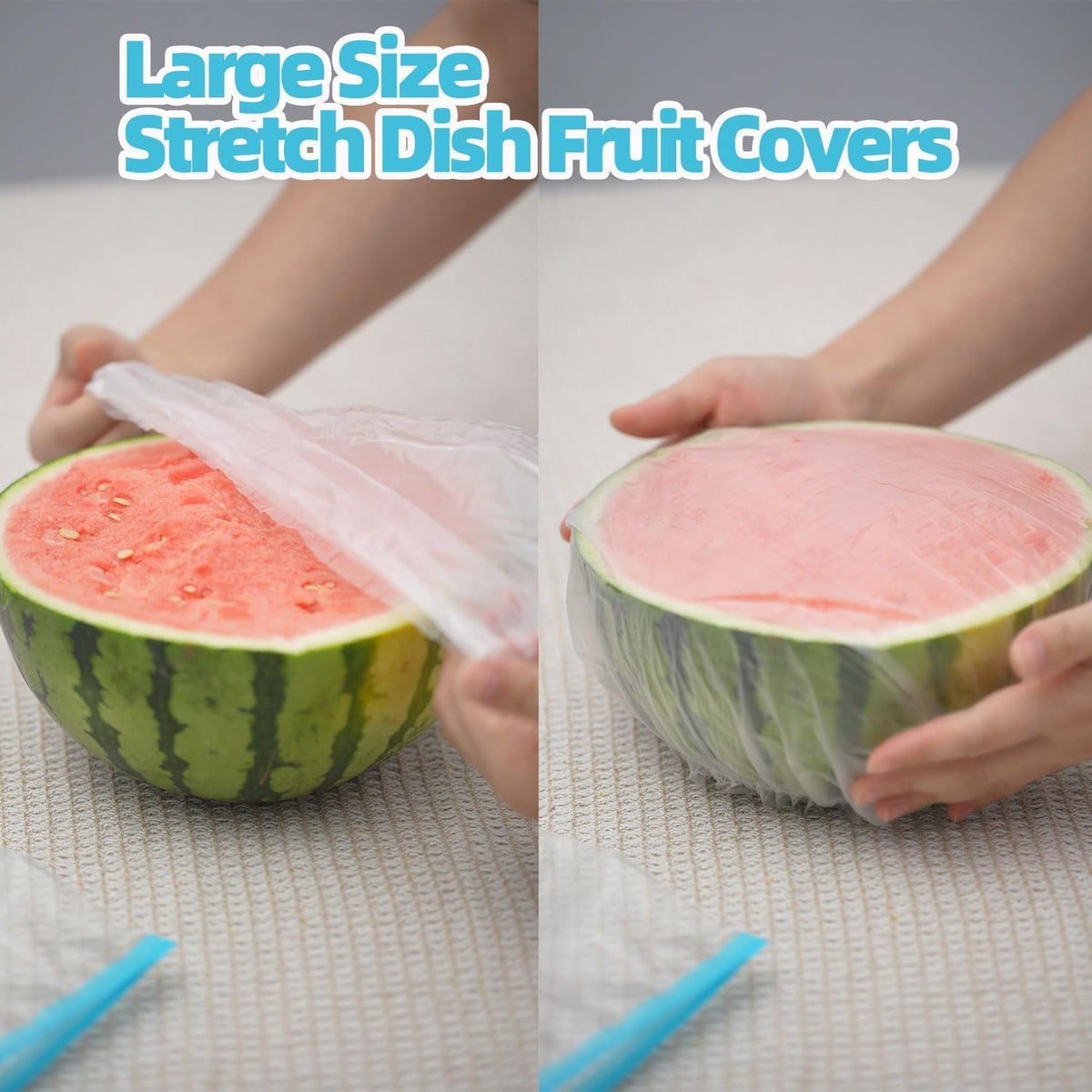 100Pcs Bowl Covers for Bread Proofing, Thickend Kitchen Bowl Dish Plate Cover, Sourdough Bread Baking Supplies, Shower Caps, Food Fruit Fresh Keeping Storage Accessories, BPA Free, Food Grade