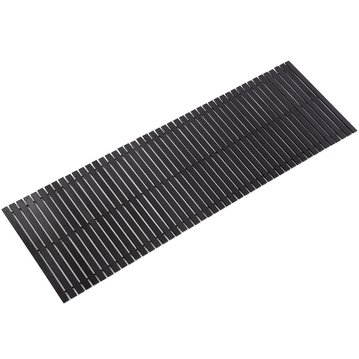 Rayon derived from Bamboo Bath Mat Bathroom Rugs Floor Wood Shower Bathtub Waterproof Non Slip Accessories 16x24 Inch Easy to Clean, Natural, 1 pc