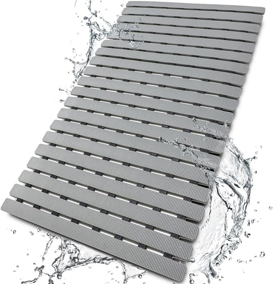 BEMISO Shower Mat Non Slip Bathtub Mat 27.5 x 15.7 Inch Bath Mat for Tub
