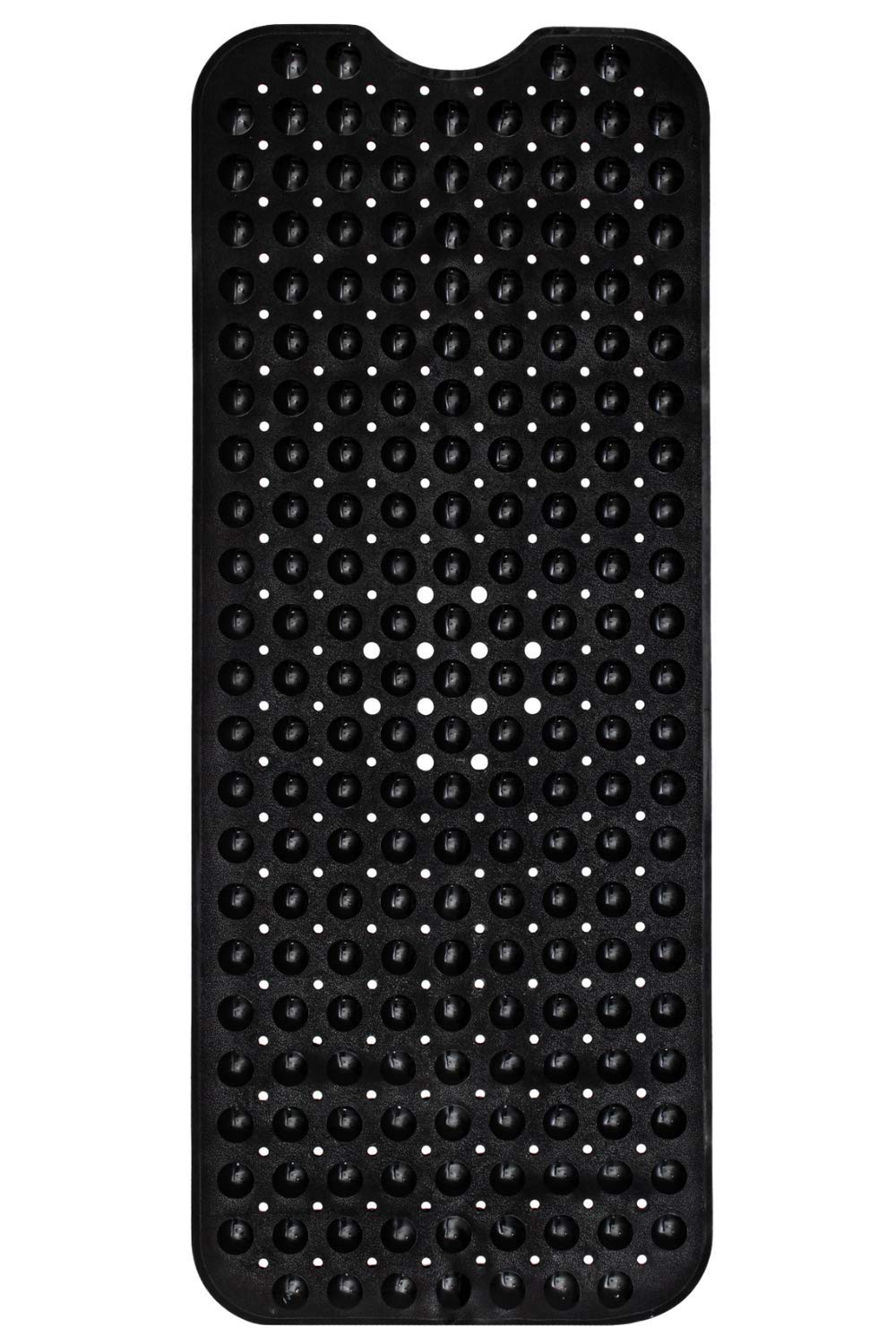 ENKOSI Bath Mat - Large Non Slip Bathtub & Shower Mat - Extra Long 40 x 16 Inch Bathroom Mats for Tub Nonslip Anti Slip Bathmats (40x16 Charcoal 1-Pack)