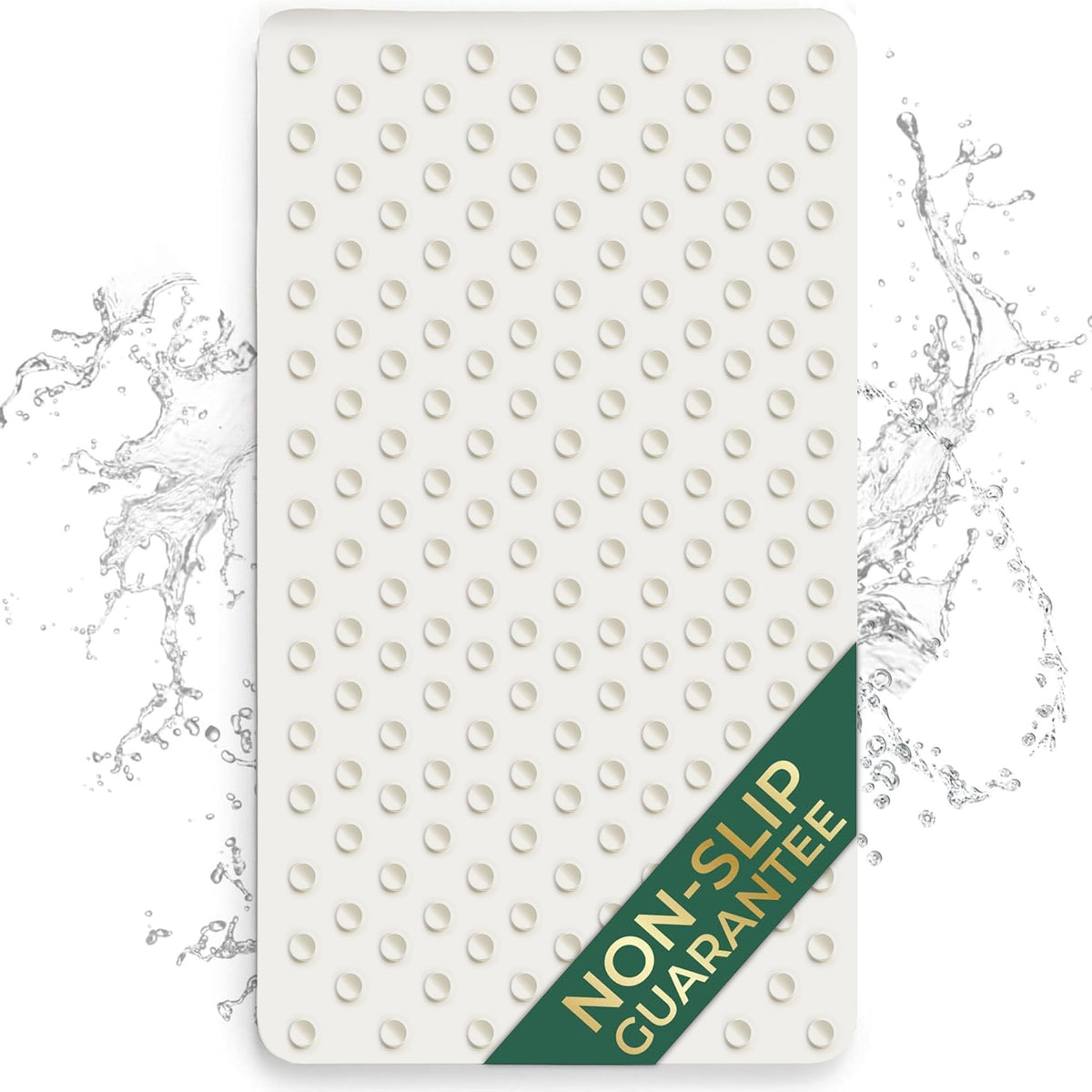Epica Bathtub Mat Non Slip, Rubber Bath Mat for Kids, Baby, Pet, 16 x 28