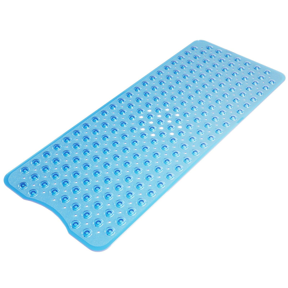 AmazerBath Shower Mat Non Slip 40 x 16 Inches, Shower Stall Mats with Suction Cups and Drain Holes, Non Slip Bath Mat for Tub for Elderly & Kids, Clear