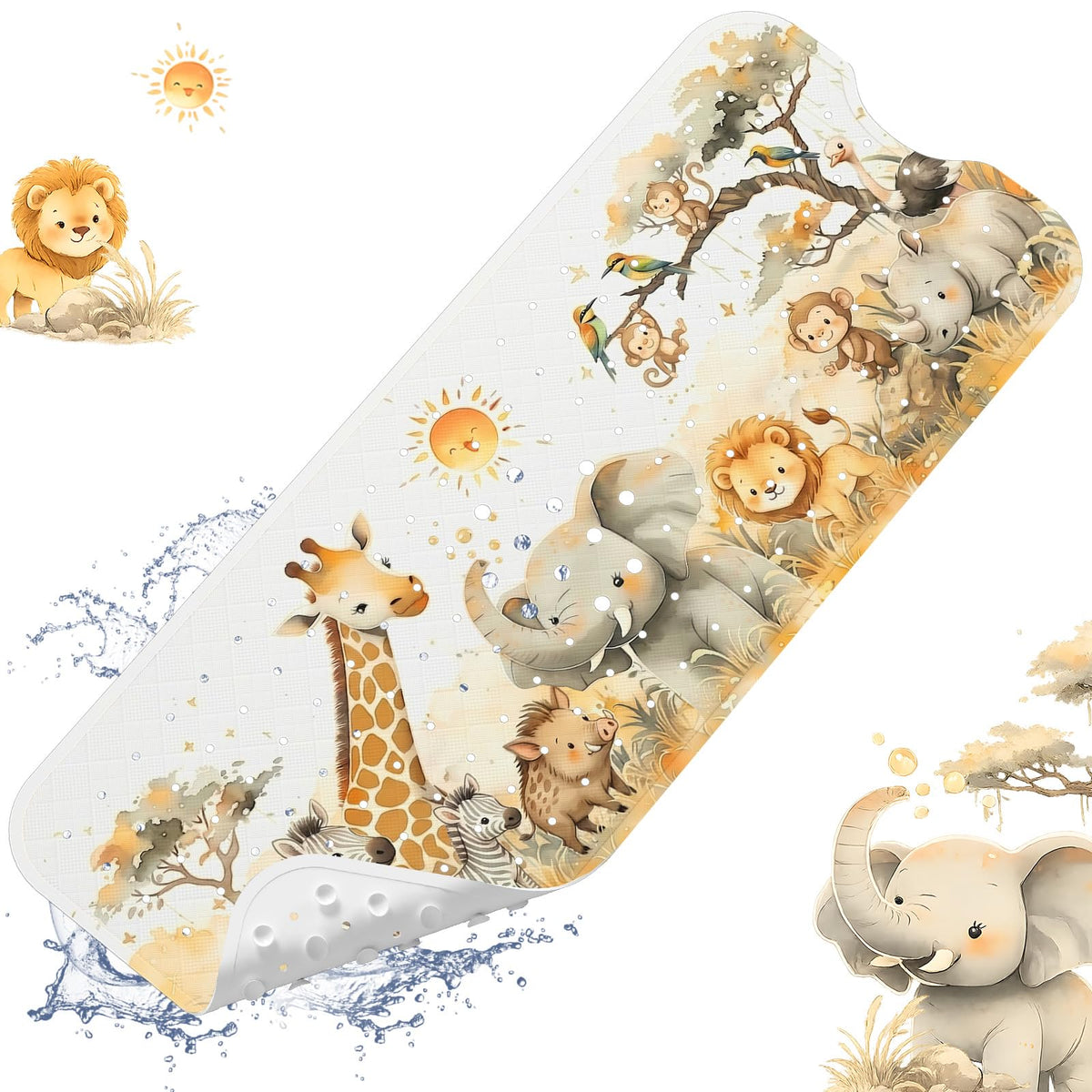 XIYUNTE Bath Mat for Tub Non Slip Bathtub Mat Non Slip 40x16 Baby Bath Mat
