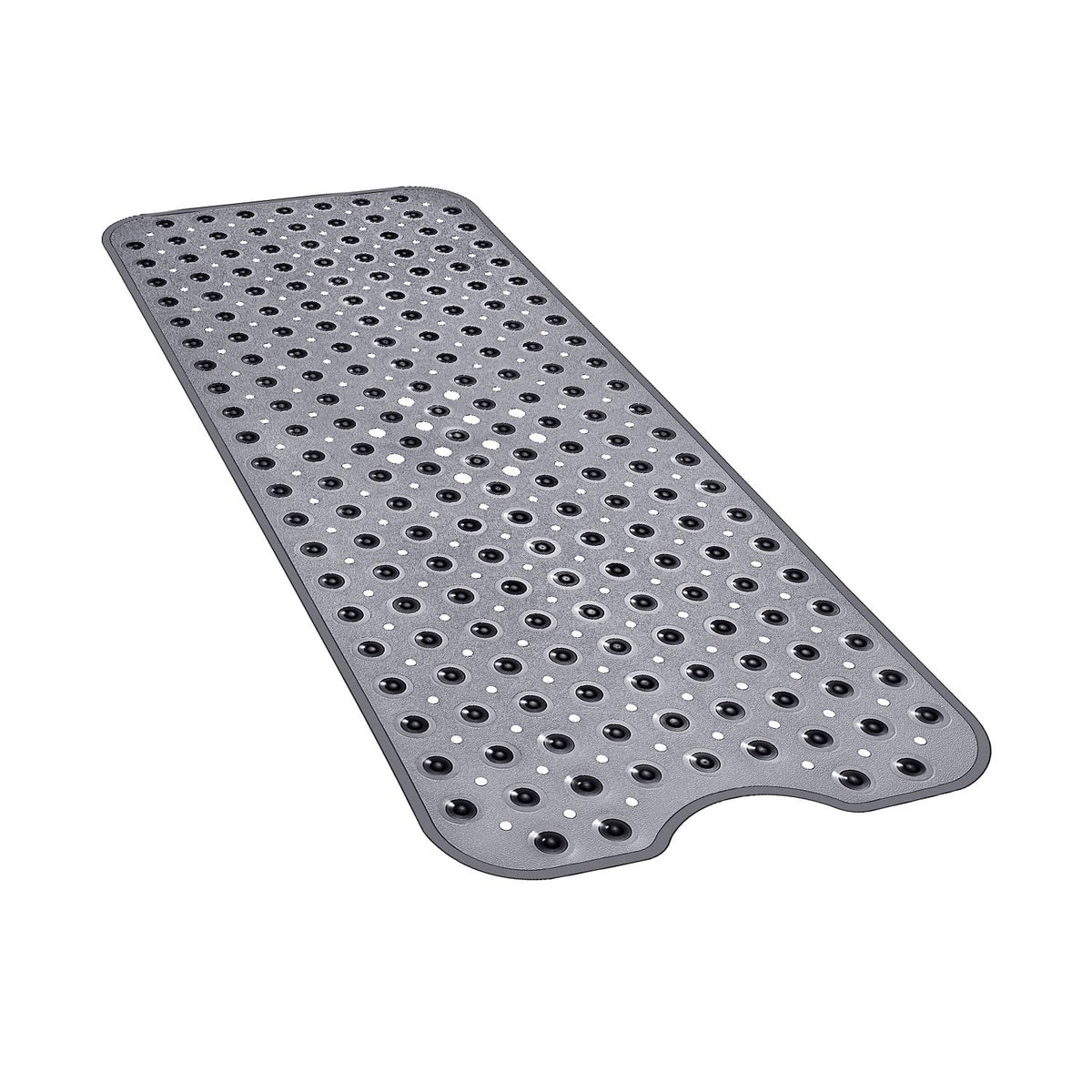 YINENN Bath and Shower Safety Mats 40x16 inch, Non Slip with Suction Cups for Bathroom Stall and Tub Floor, Extra Large and Machine Washable, Drain Holes Keep Bathtub Clean, Light Green