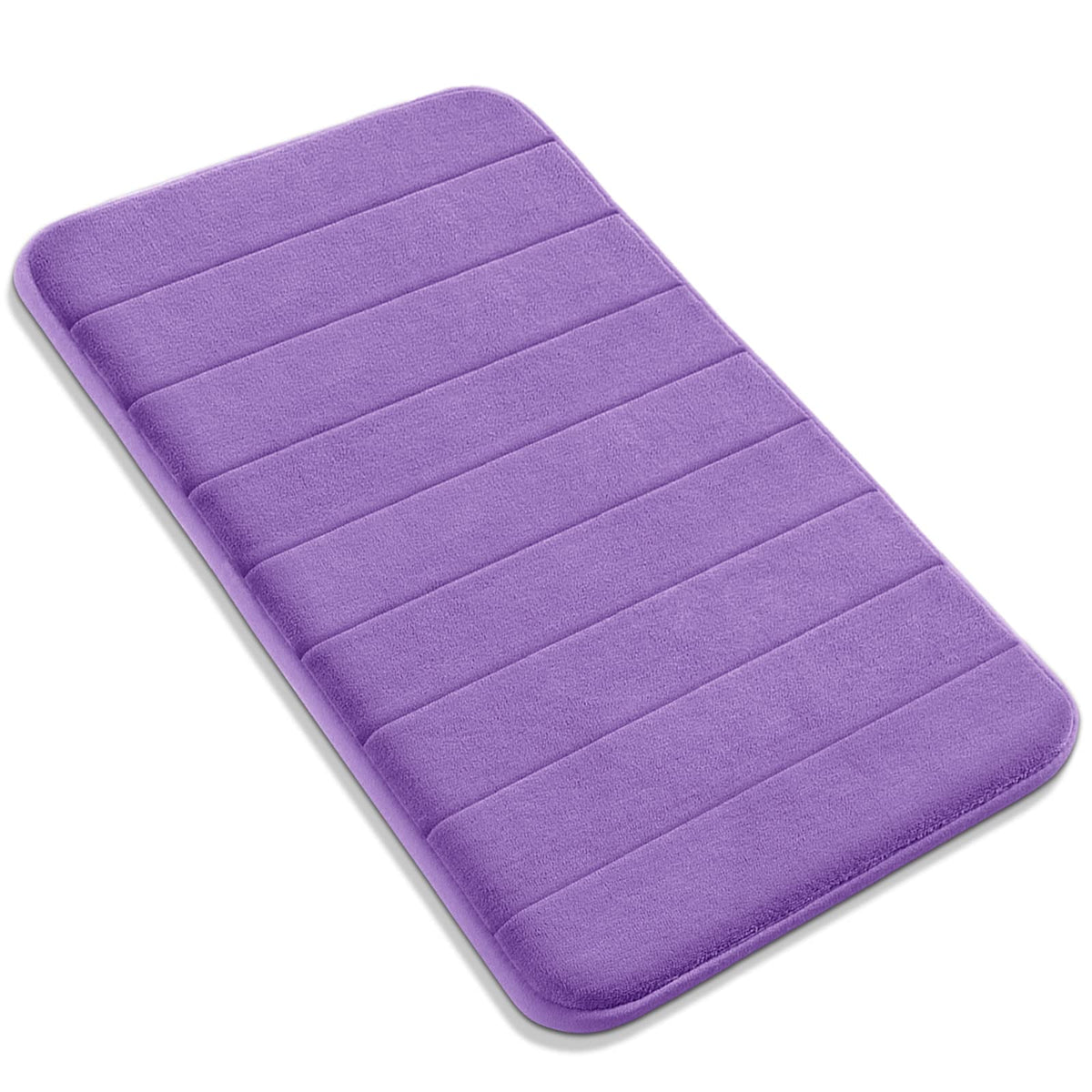 Yimobra Memory Foam Bath Mat, Super Soft Absorbent Bathroom Rug Non Slip 31.5x20 Inch, Quick Dry, Machine Washable Floor Carpet for Tub Shower, Home Decor Accessories, Beige