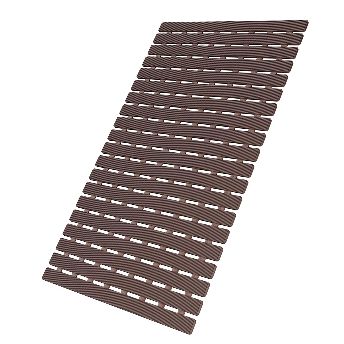 MBOSS Bath Tub Shower Mat Non Slip Bathtub Mats for Bathroom Shower Floor Mat Bath Mats for Shower Tub Anti Slip Shower Mat with Drain Hole and Large Suction Cups (Black, 27.5 X 15.7 Inch)
