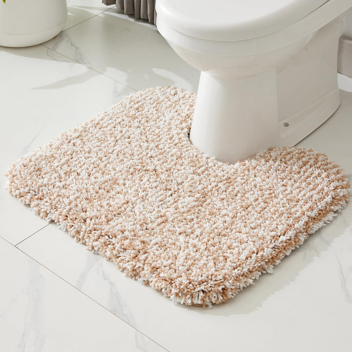 Disolla Gray Bathroom Rugs 17x24, Microfiber Non-Slip Plush Small Bath Mat