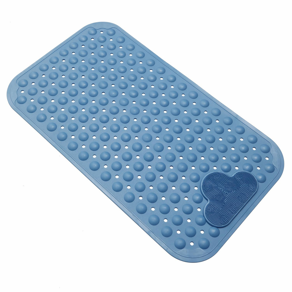 Bath Tub Mat Shower Mat Non Slip Bathtub Mats with Suction Cups Bath Mat for Tub Bathroom Mats 28" X 16" Machine Washable (Gray)