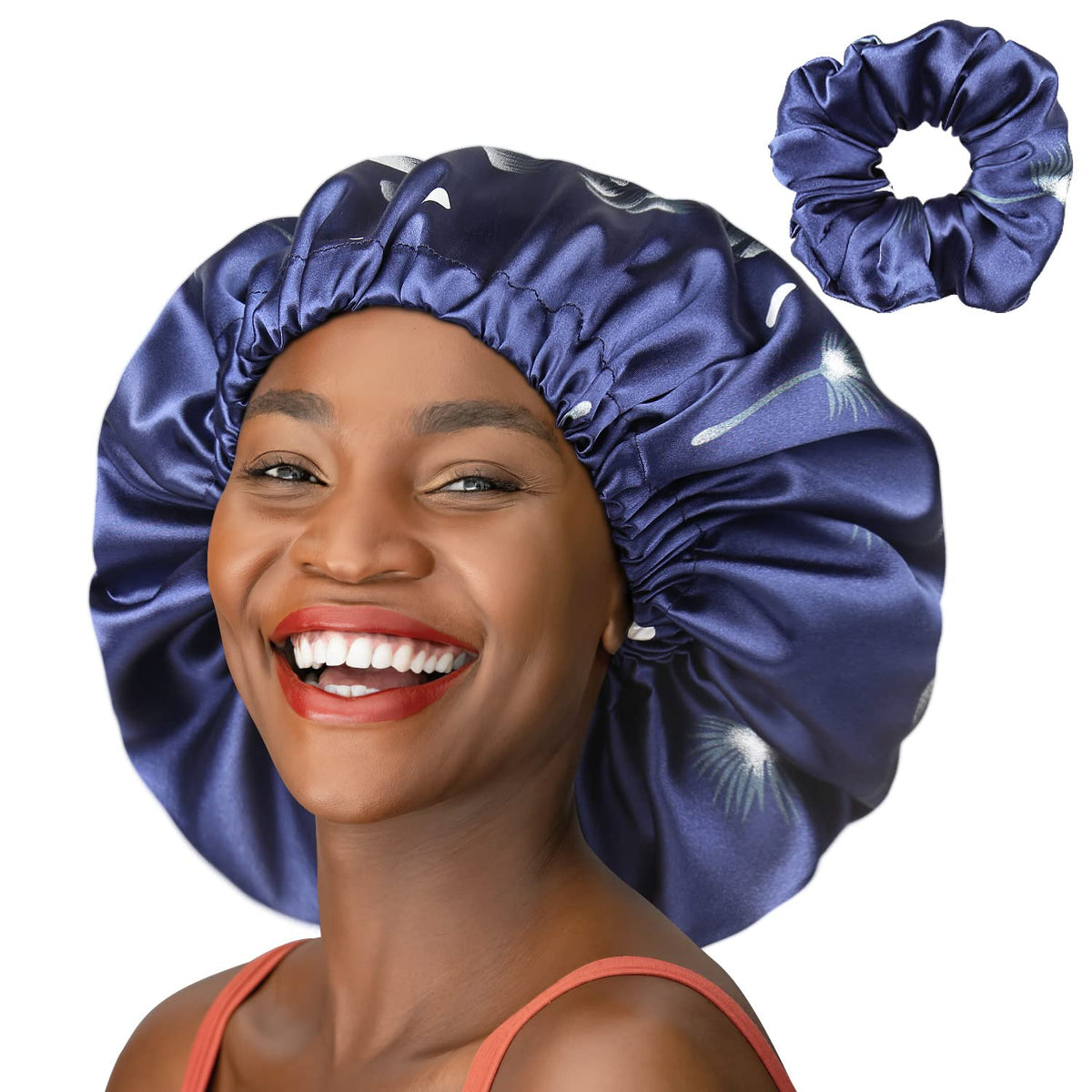 Large Bonnet for Black Women Satin Sleeping