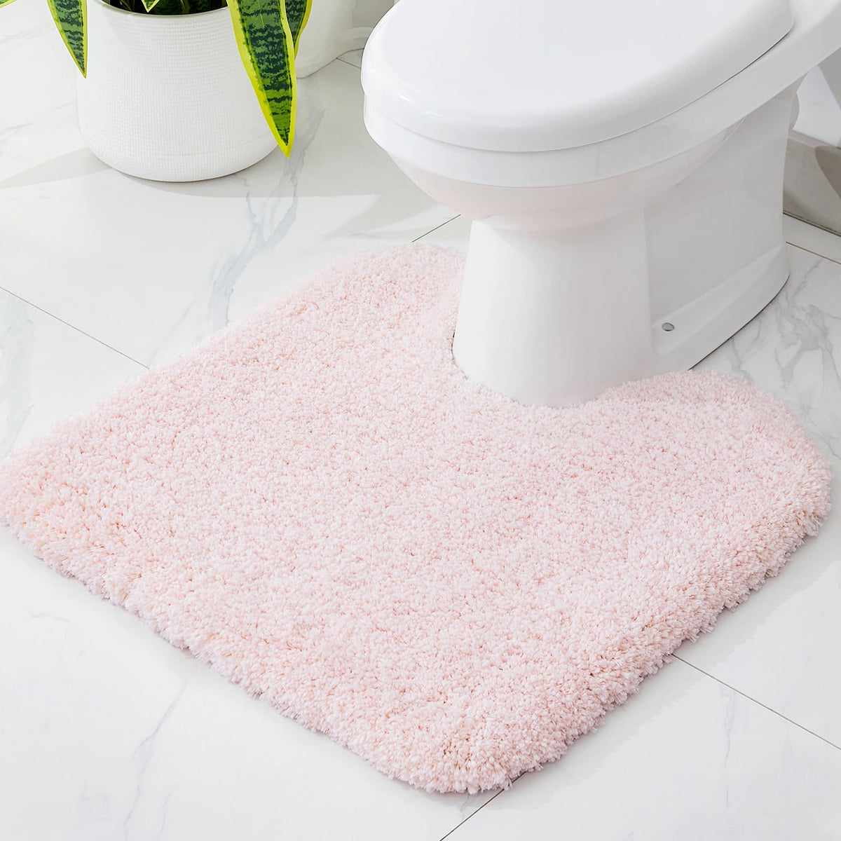 Disolla Gray Bathroom Rugs 17x24, Microfiber Non-Slip Plush Small Bath Mat