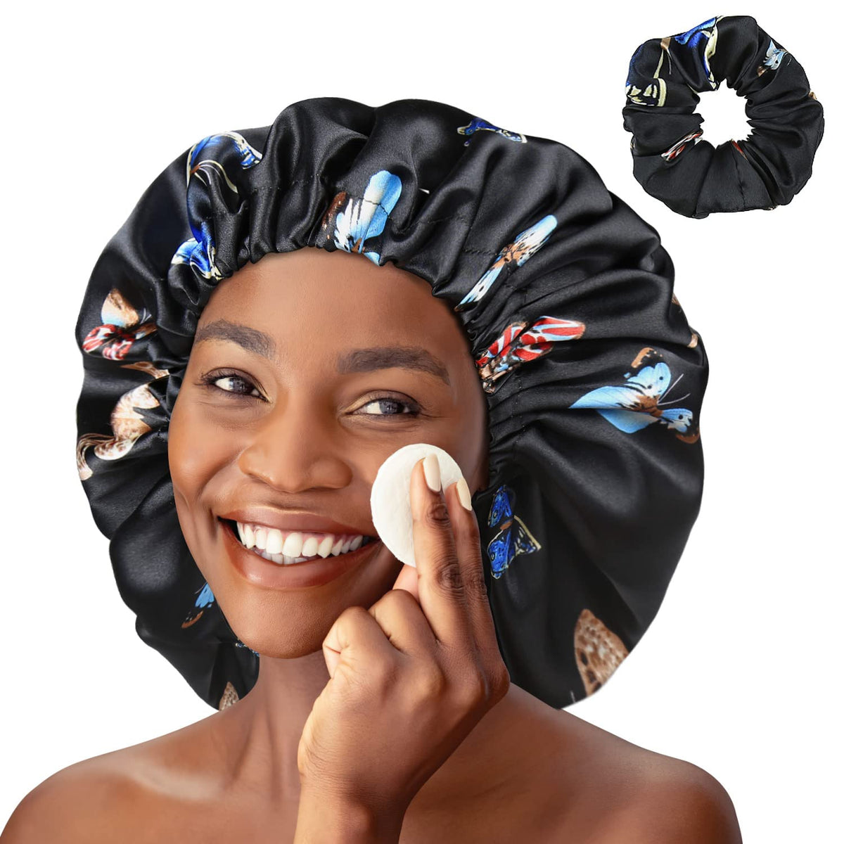Large Bonnet for Black Women Satin Sleeping