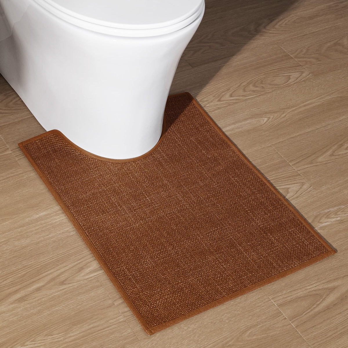 chakme Bathroom Rugs Mat 24x17, Ultra Thin Non Slip Bath Mat Small Quick Dry Absorbent Bath Mat for Bathroom Floor, (Black, 24"x17")