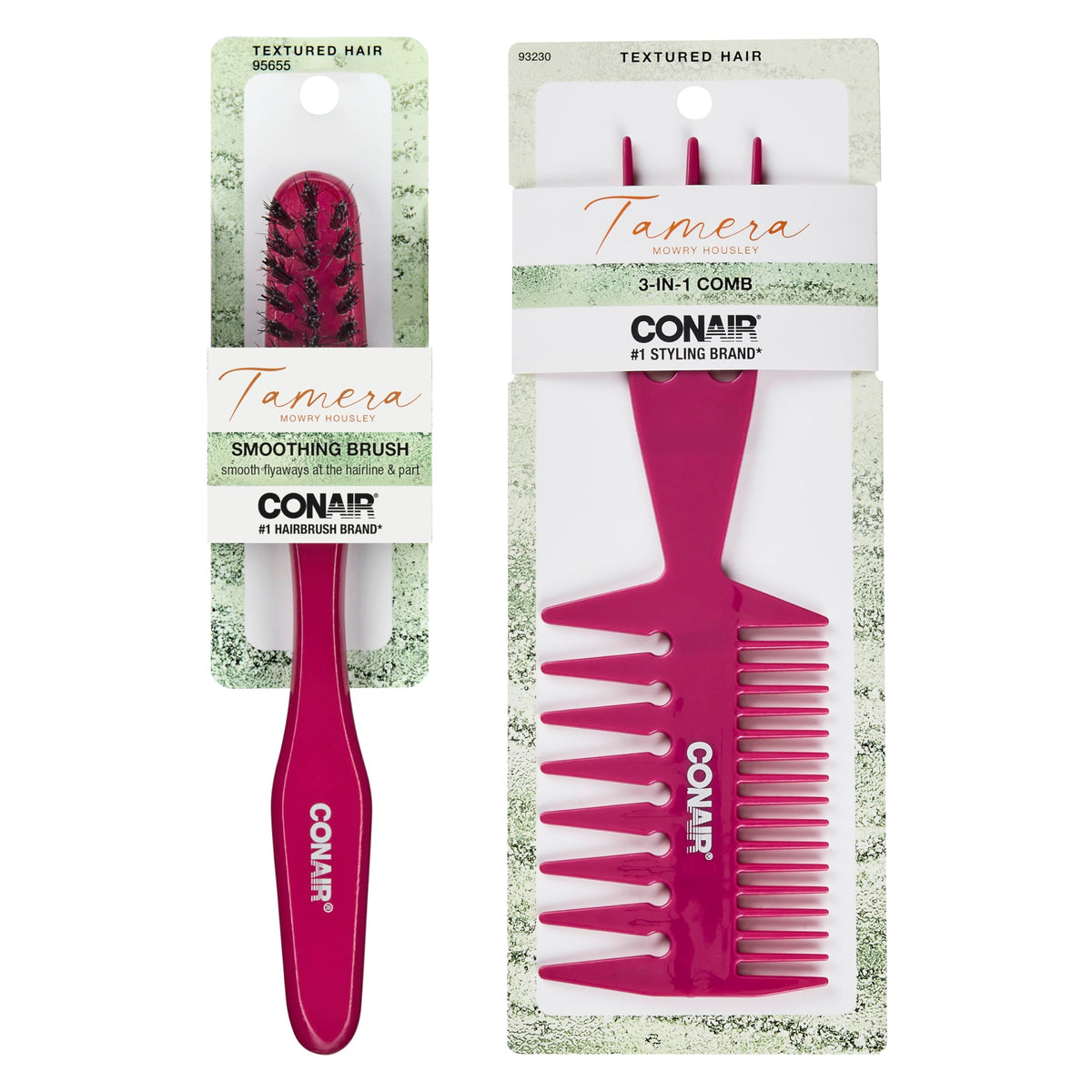 CONAIR x Tamera Mowry Housley Collection Satin Hair Bonnet with Bonus Pillowcase for Sleeping Set - Use on long and short lengths - preserve curls and braids - sleep cap for women - 2 piece bundle