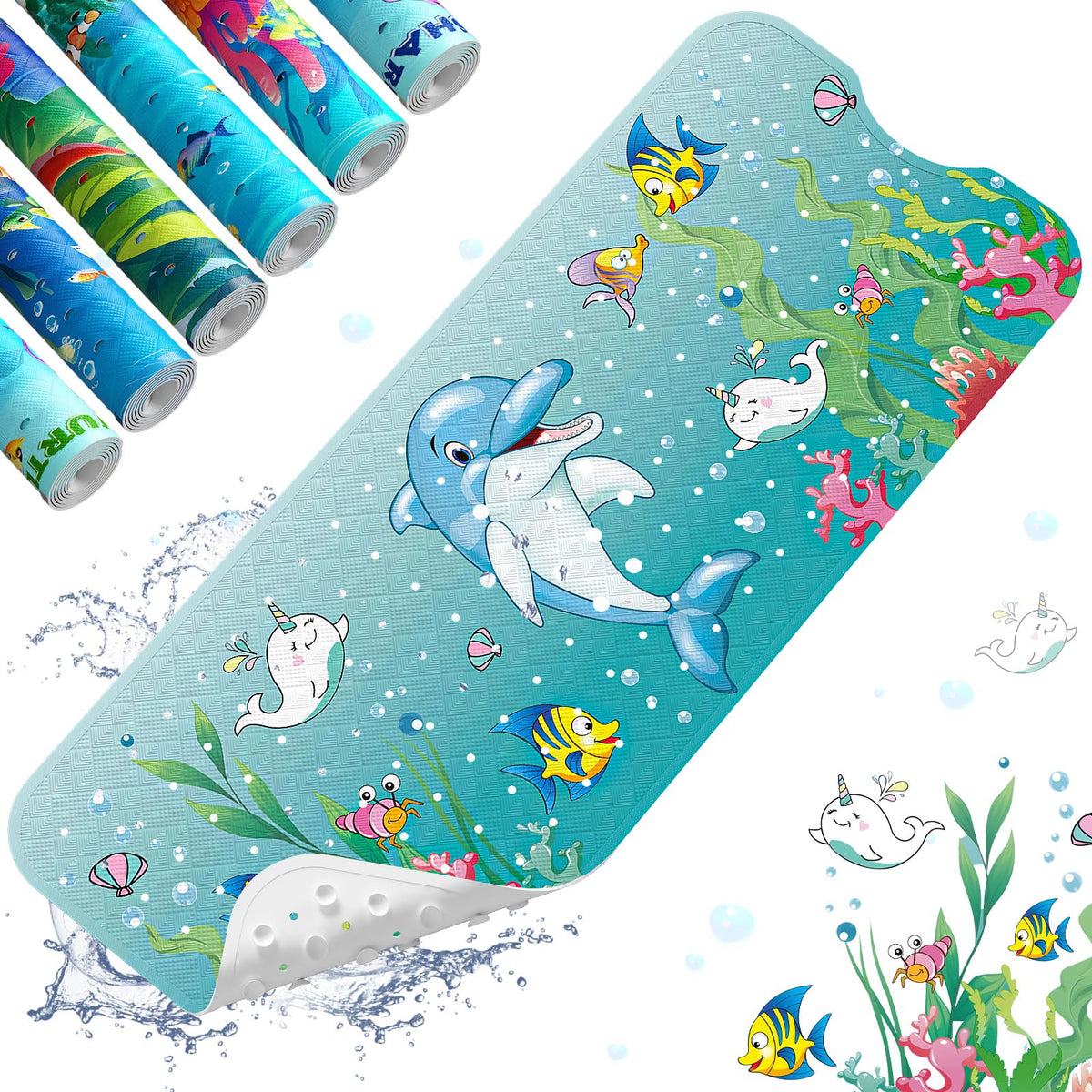 XIYUNTE Bath Mat for Tub Non Slip Bathtub Mat Non Slip 40x16 Baby Bath Mat