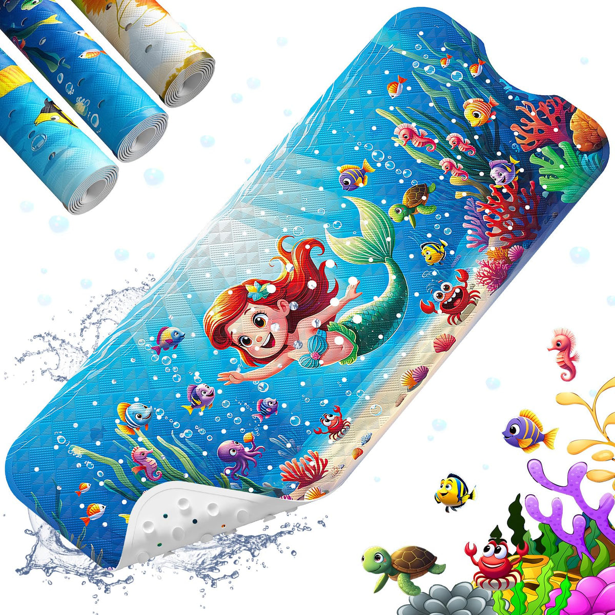 XIYUNTE Bath Mat for Tub Non Slip Bathtub Mat Non Slip 40x16 Baby Bath Mat