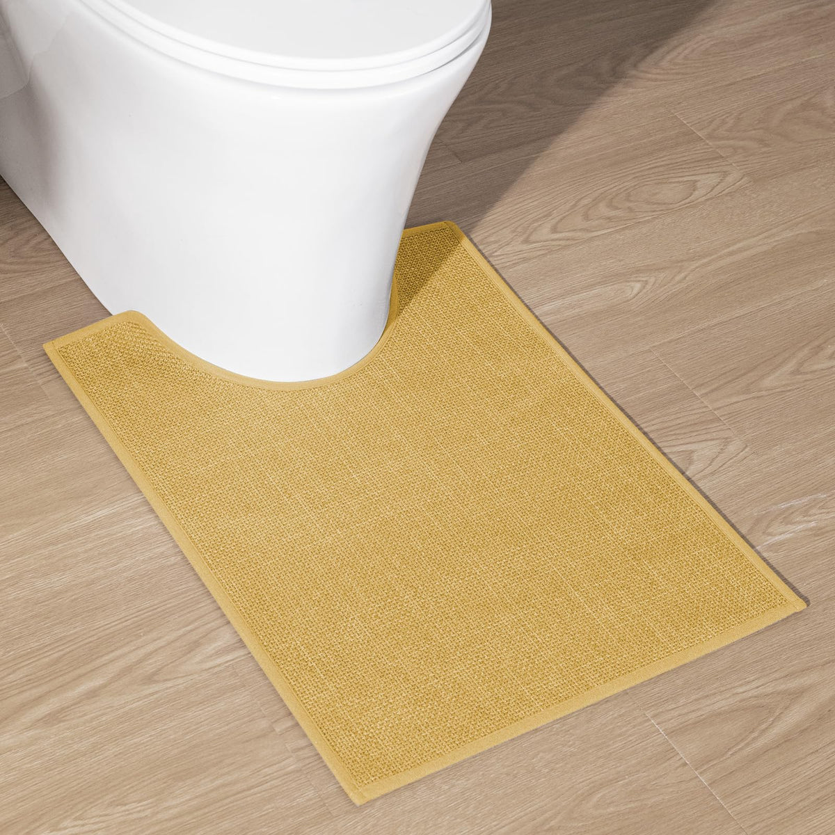 chakme Bathroom Rugs Mat 24x17, Ultra Thin Non Slip Bath Mat Small Quick Dry Absorbent Bath Mat for Bathroom Floor, (Black, 24"x17")