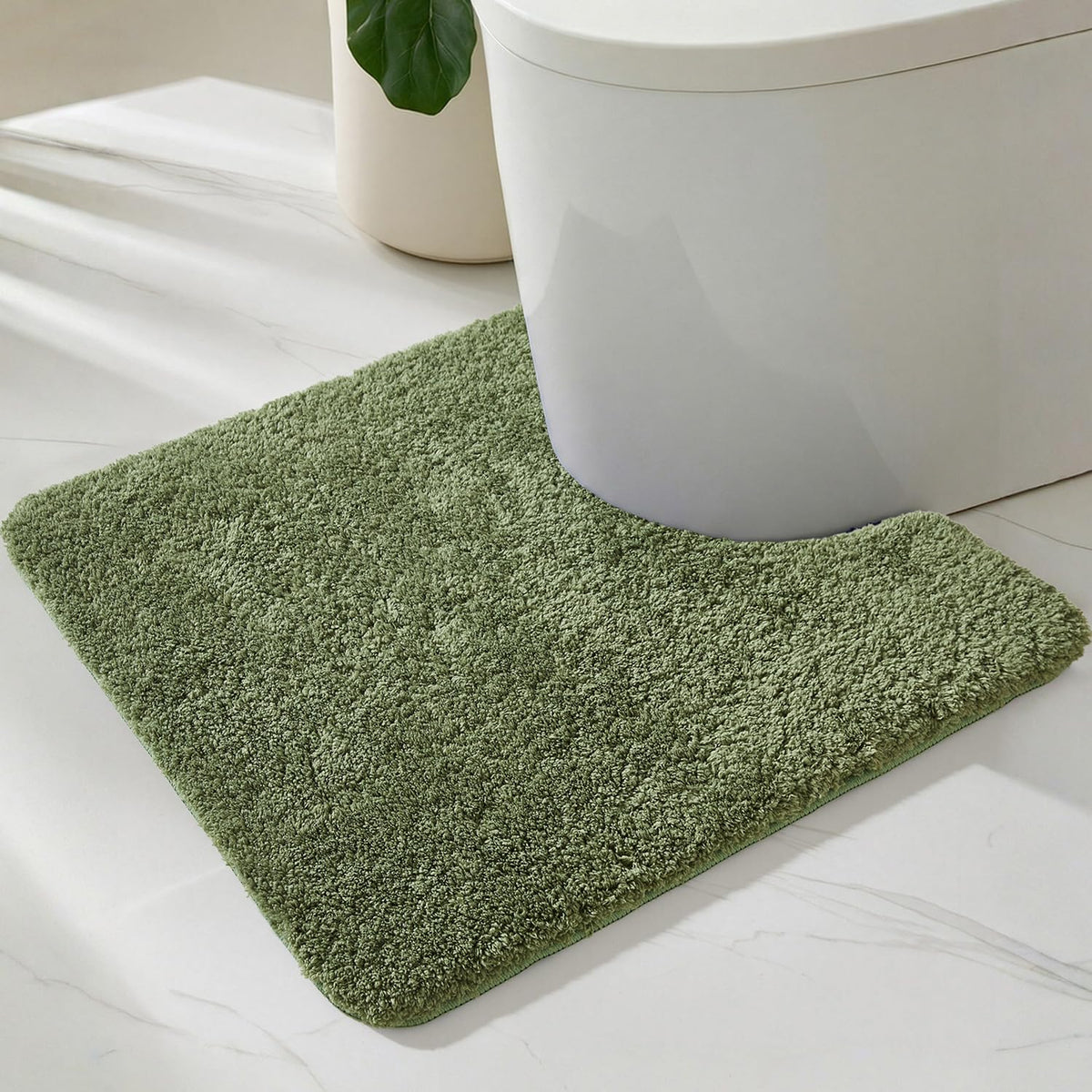TYUU Black Bathroom Rug, Ultra Soft Bath Rugs Non Slip Washable, Super Absorbent Quick Dry Small Bath Mat with Rubber Backing for Bathroom Floor, Shower, or Sink, Black 16" x 24"