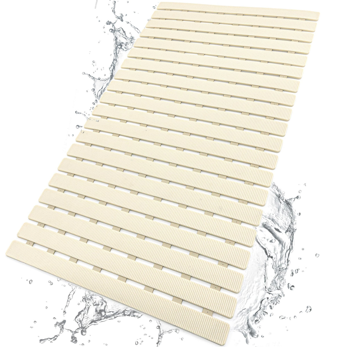BEMISO Shower Mat Non Slip Bathtub Mat 27.5 x 15.7 Inch Bath Mat for Tub