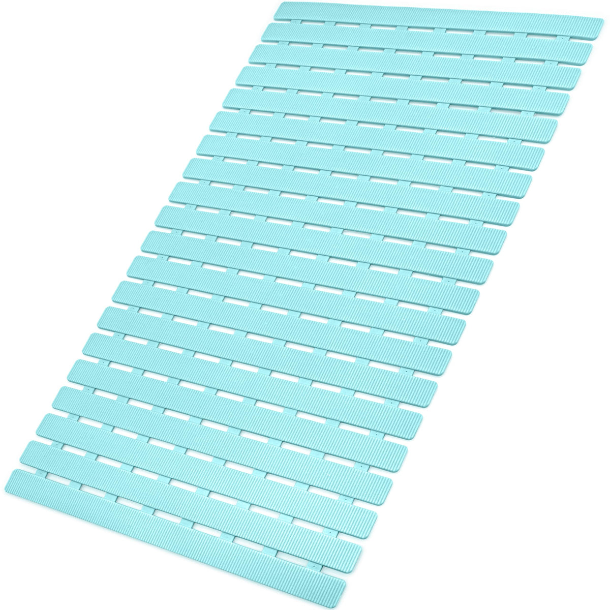 MBOSS Bath Tub Shower Mat Non Slip Bathtub Mats for Bathroom Shower Floor Mat Bath Mats for Shower Tub Anti Slip Shower Mat with Drain Hole and Large Suction Cups (Black, 27.5 X 15.7 Inch)