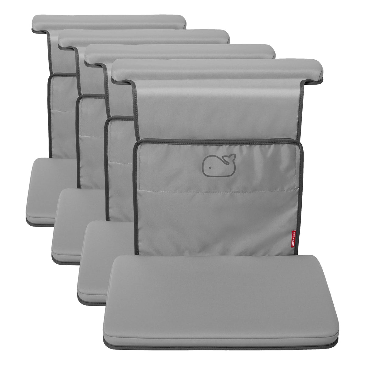 Skip Hop Non-Slip Baby Bath Mat, Moby, Grey