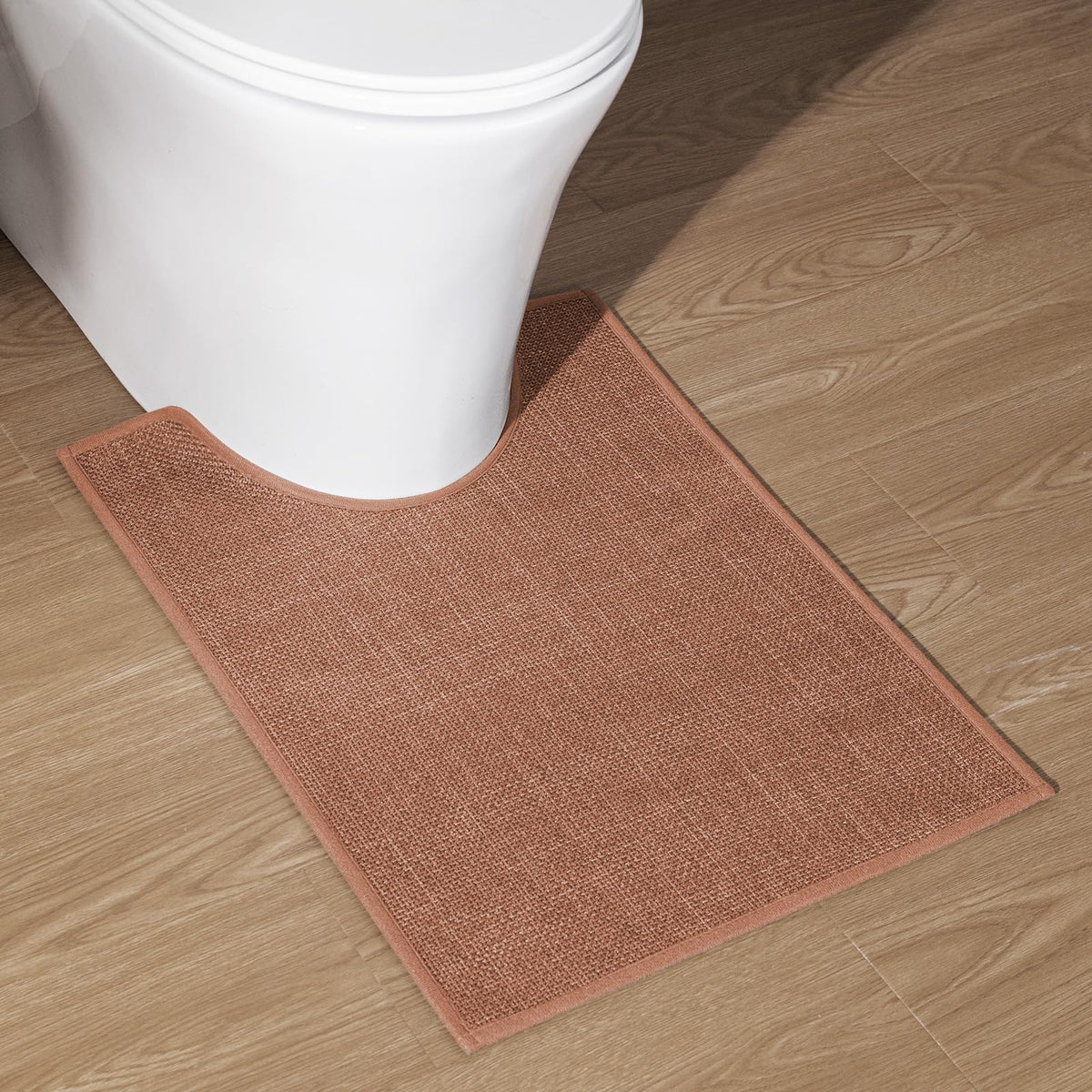 chakme Bathroom Rugs Mat 24x17, Ultra Thin Non Slip Bath Mat Small Quick Dry Absorbent Bath Mat for Bathroom Floor, (Black, 24"x17")