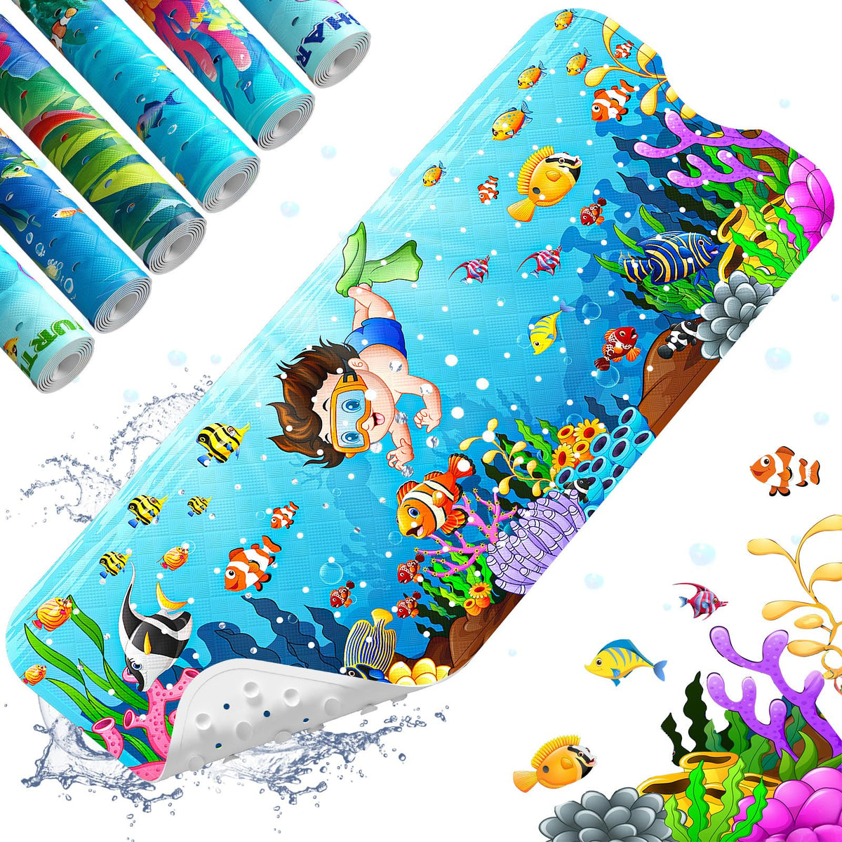 XIYUNTE Bath Mat for Tub Non Slip Bathtub Mat Non Slip 40x16 Baby Bath Mat