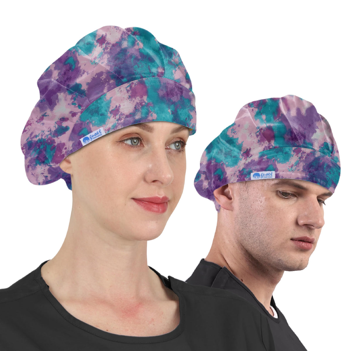 GUOER Hat Bouffant Cap One Size Multi Color